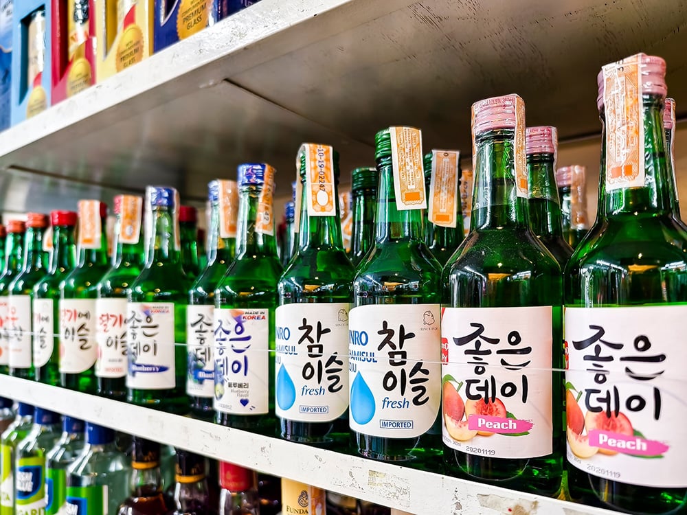 Soju-in-the-shops